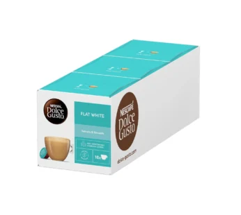 بكج كبسولات نسكافيه دولتشي غوستو فلات وايت ، 3 حبات
