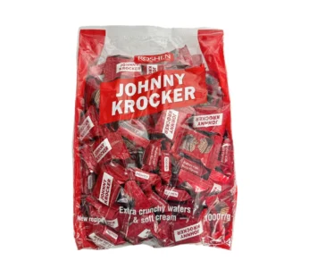 ويفر جوني كروكر مقرمش وكريمي بحشوة الشوكولاتة من روشن ، 1 كيلو