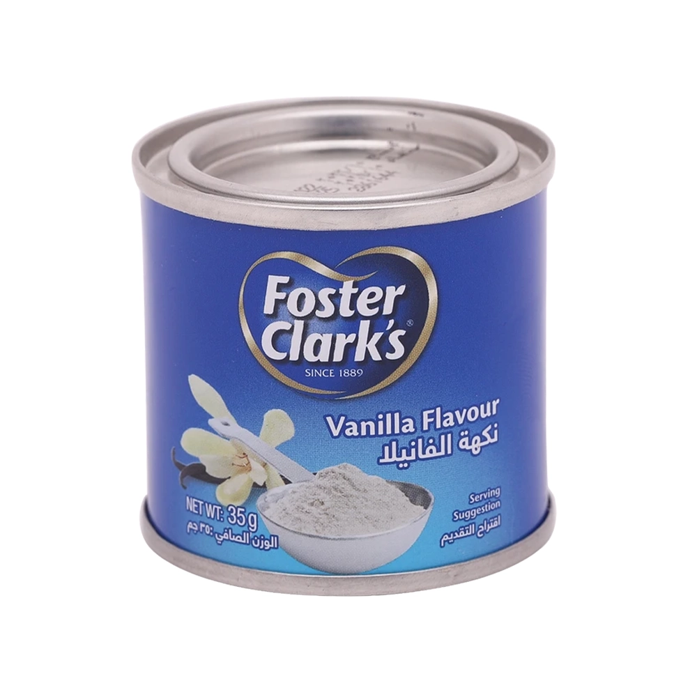 بودرة فوستر كلاركس بنكهة الفانيلا ، 35 جرام من عال الكيف