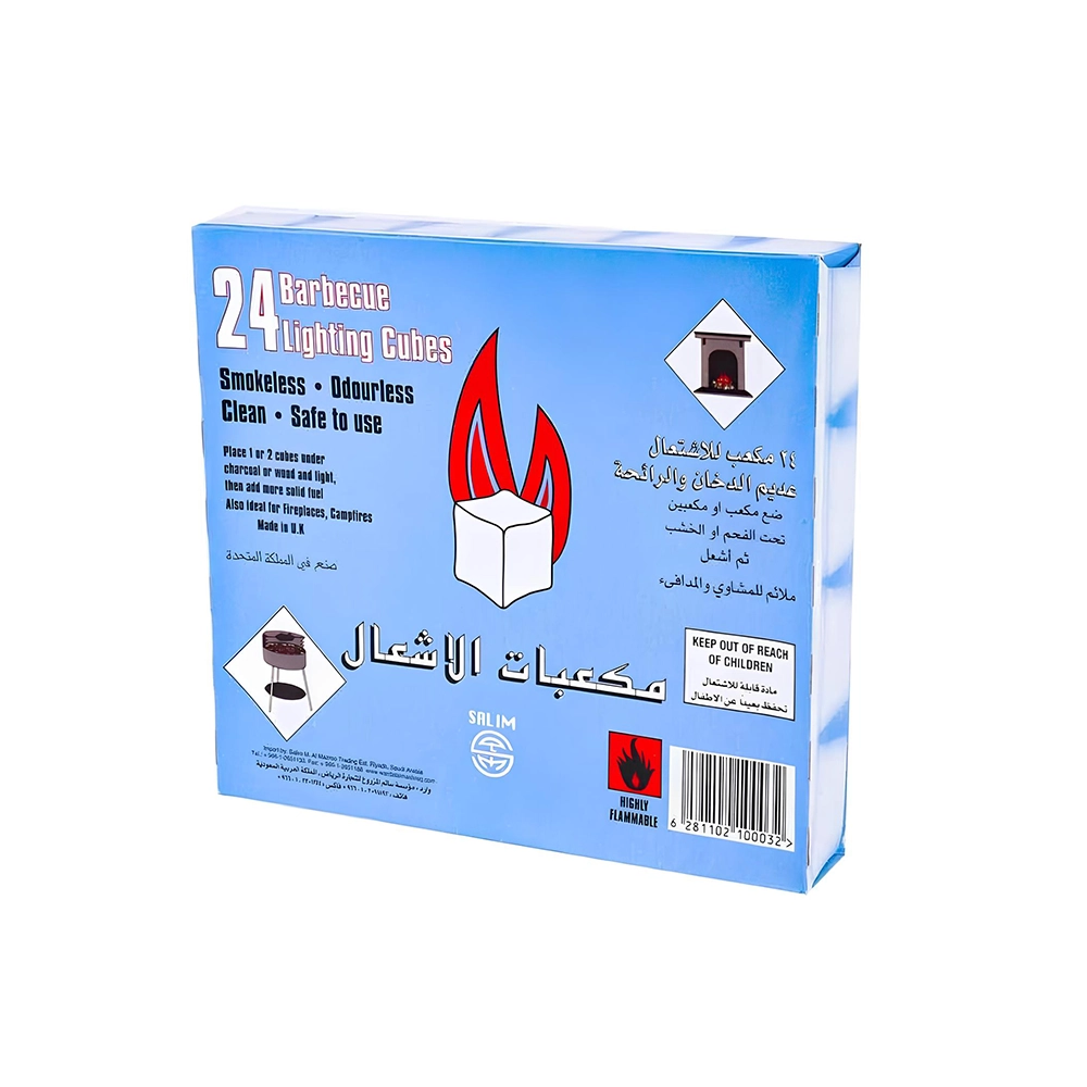 مكعبات الاشعال مولع فحم ، 24 حبة من عال الكيف