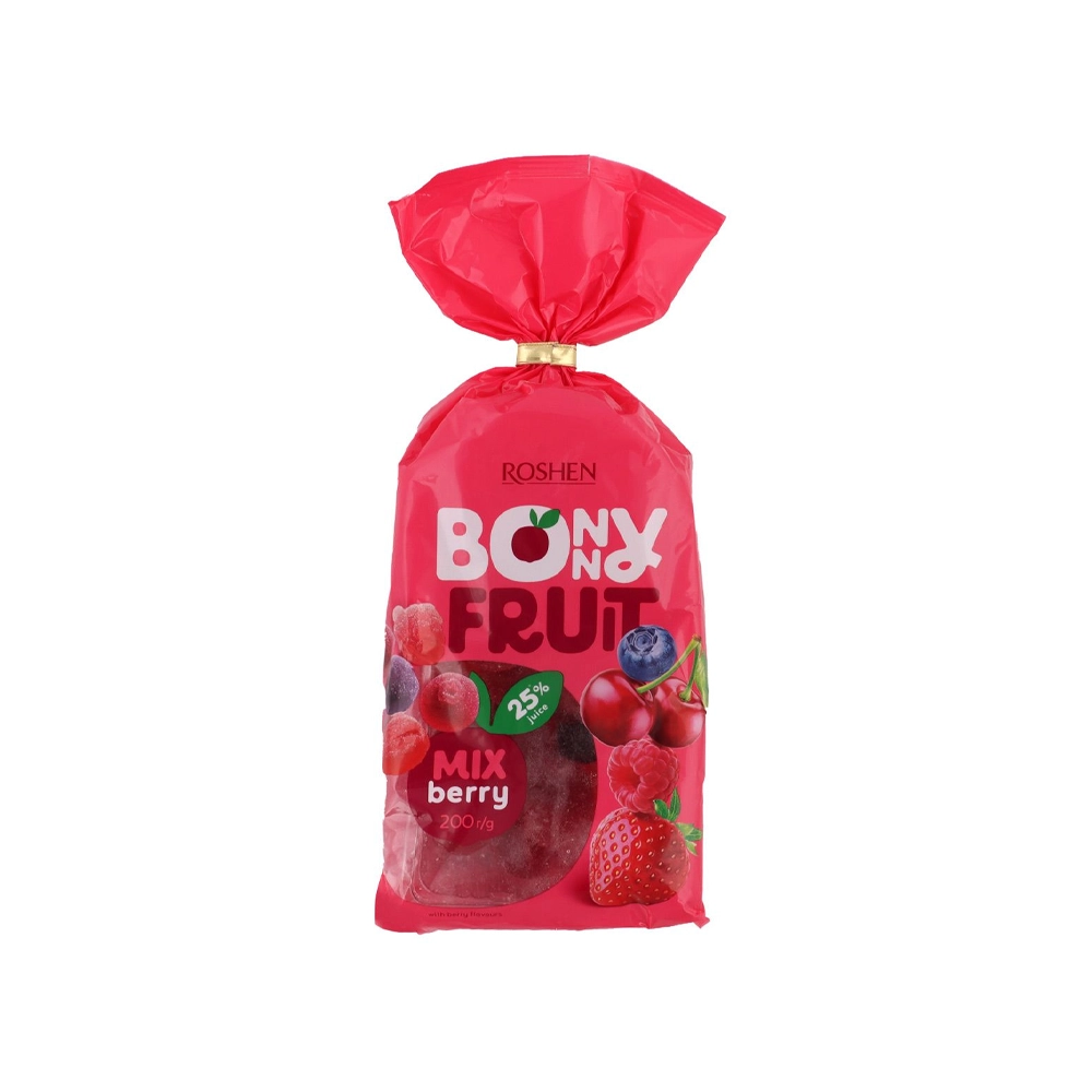 حلوى بوني فروت مزيج فواكة التوت من روشن ، 200 جرام من عال الكيف