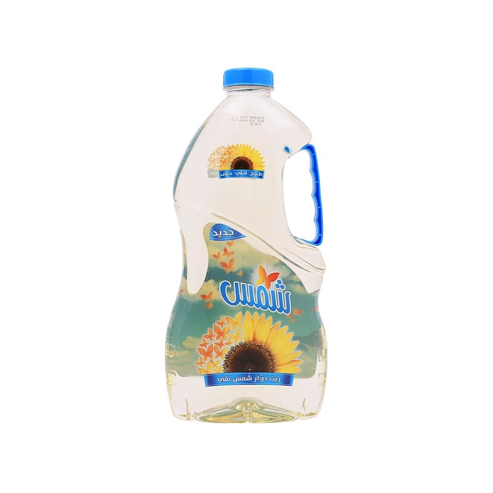 زيت دوار الشمس نقي للطبخ والقلي والحلى ، 2.9 لتر صافي من عال الكيف