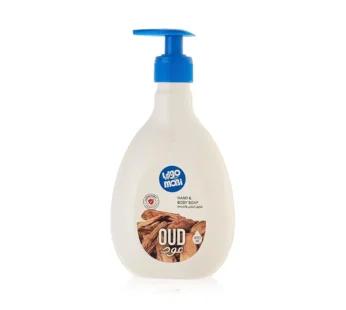صابون موبي لليدين والجسم برائحة العود الفاخرة – 450 مل