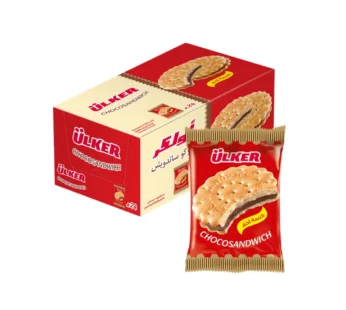 بسكويت اولكر شوكو ساندويش محشو بالشوكولاتة والبندق ، 24 حبة
